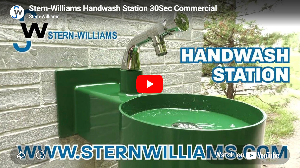 Stern-Williams 8500 Pedestal Handwash Station & Drinking Fountain