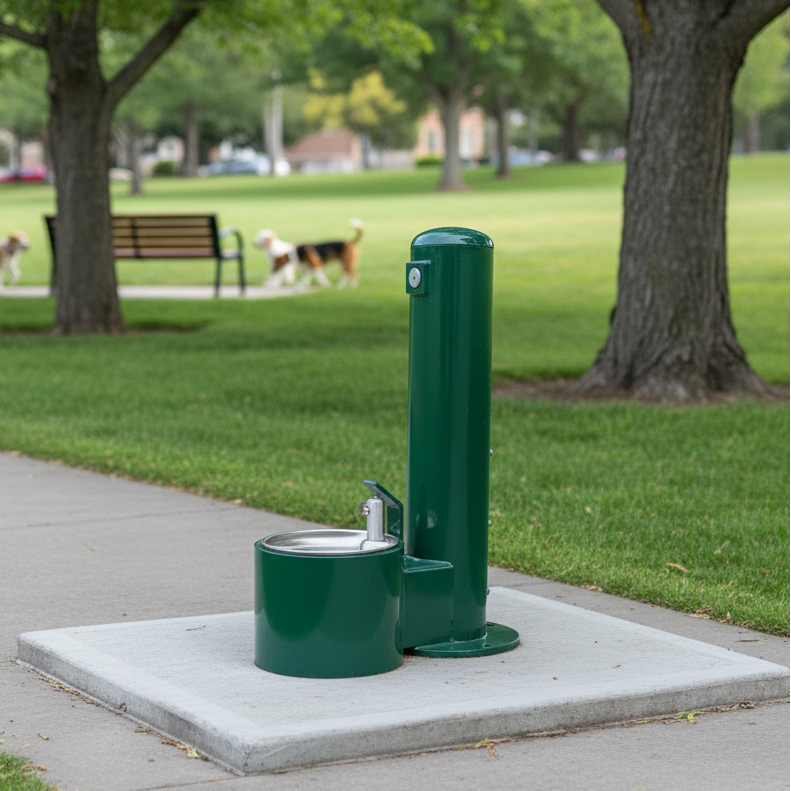 Stern-Williams 9000 Single Pet Fountain – Durable, Vandal-Resistant & Frost Proof Options - The Fountain Direct 