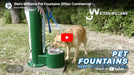 Stern-Williams 9002 Dual Height Pedestal Pet Fountain