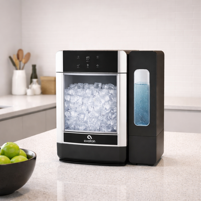 Avalon A-ICE Countertop Nugget Ice Maker – 38 lbs/Day, Self-Cleaning