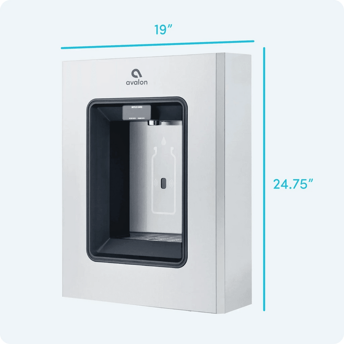 Avalon A50-SB-C Wall-Mounted Bottle Filler with Chiller – WiFi Enabled, Cold Water, and UV (Refrigerated) - The Fountain Direct