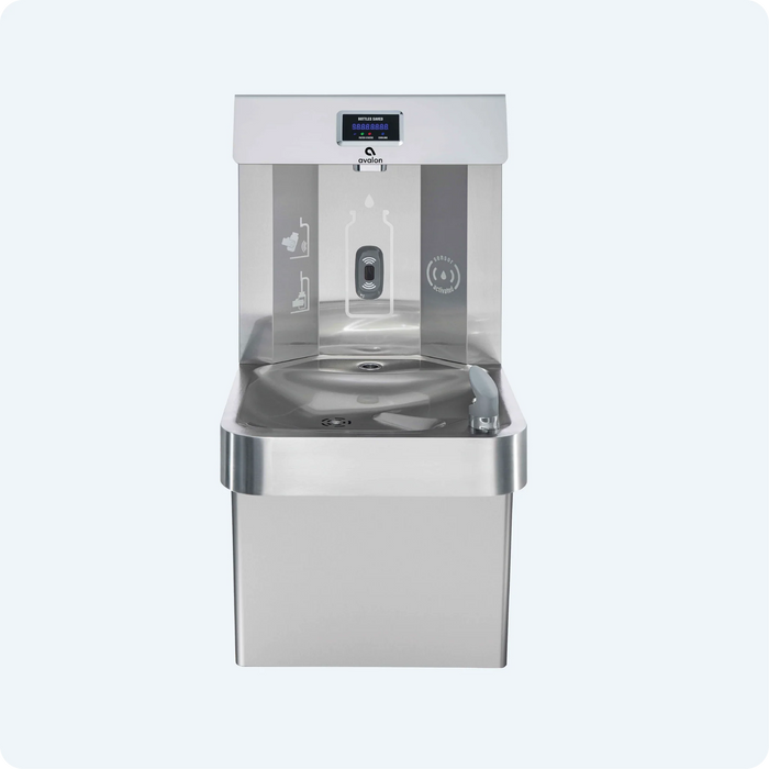 Avalon A51 Wall-Mounted Water Fountain & Bottle Filler with Chiller – Cold Water, UV Sterilization, and NSF Certified Filtration