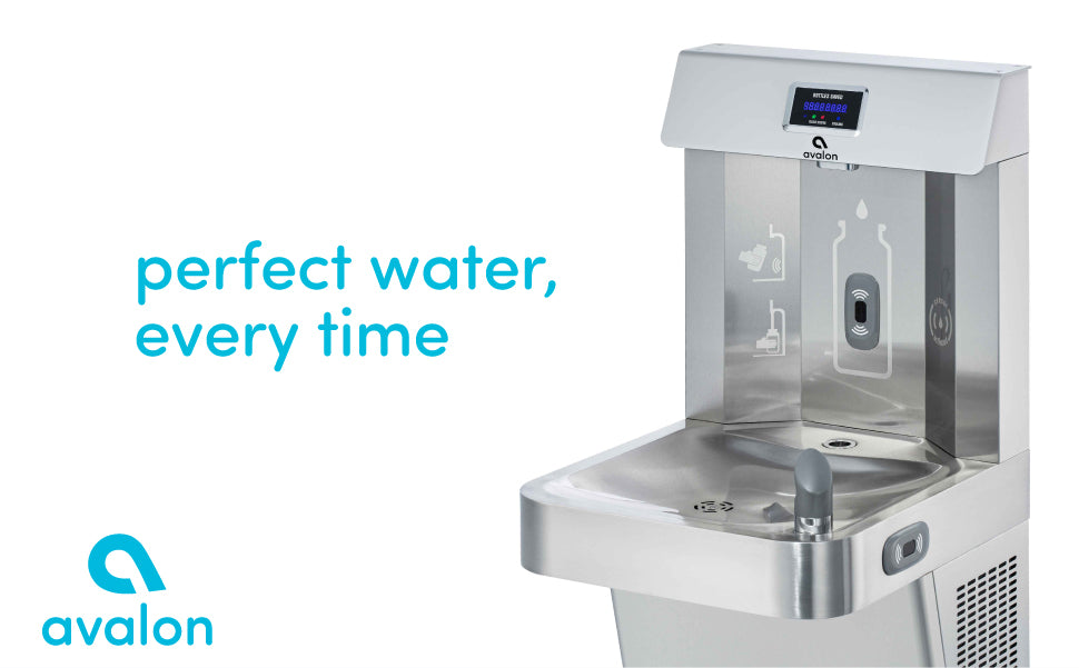 Avalon A51 Wall-Mounted Water Fountain & Bottle Filler with Chiller – Cold Water, UV Sterilization, and NSF Certified Filtration