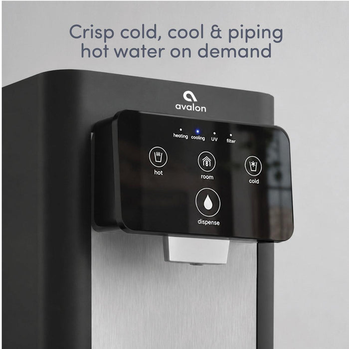 Avalon A9 Countertop Bottleless Water Cooler – Self-Cleaning, Hot, Cold & Cool Water - The Fountain Direct