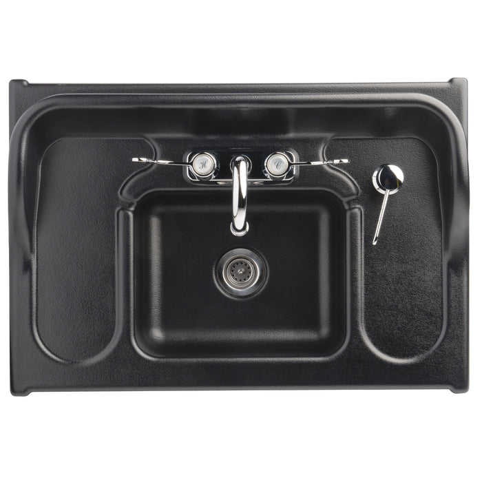 Ozark River Lil Premier Portable Hot Water Handwashing Sink – Maple Finish, NSF Certified, Self-Contained & ADA Compliant