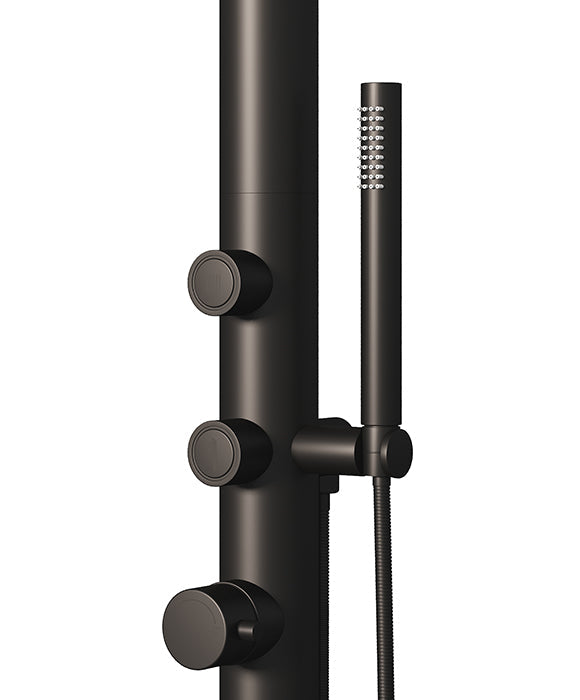 Rainware Avoca 9016 Minimalist Freestanding Outdoor Shower with Handheld Wand – Hot & Cold