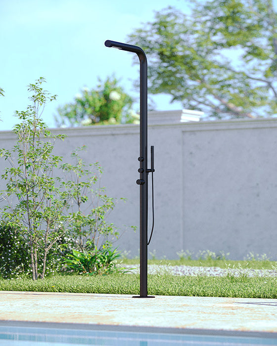 Rainware Avoca 9016 Minimalist Freestanding Outdoor Shower with Handheld Wand – Hot & Cold