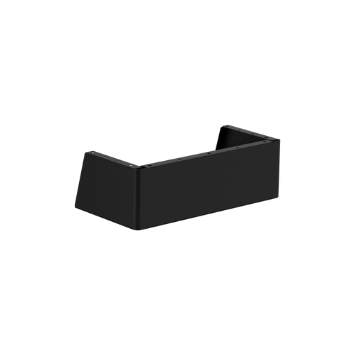 Sloan cane apron for DropSpot bi-level coolers, black powder coat