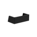 Sloan cane apron for DropSpot bi-level coolers, black powder coat