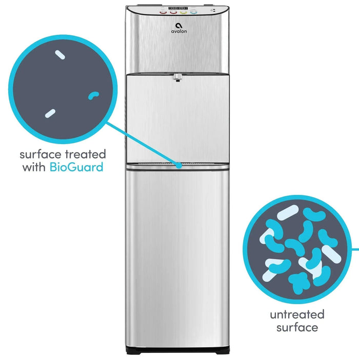 Avalon A13-S Bottleless Touchless Water Cooler – Hot, Cold & Cool Dispensing with Dual Filtration - The Fountain Direct