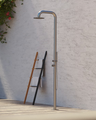 Rainware Bronte 9008 Rainfall Outdoor Shower Column with Hand Shower – Hot & Cold, 3 Finishes