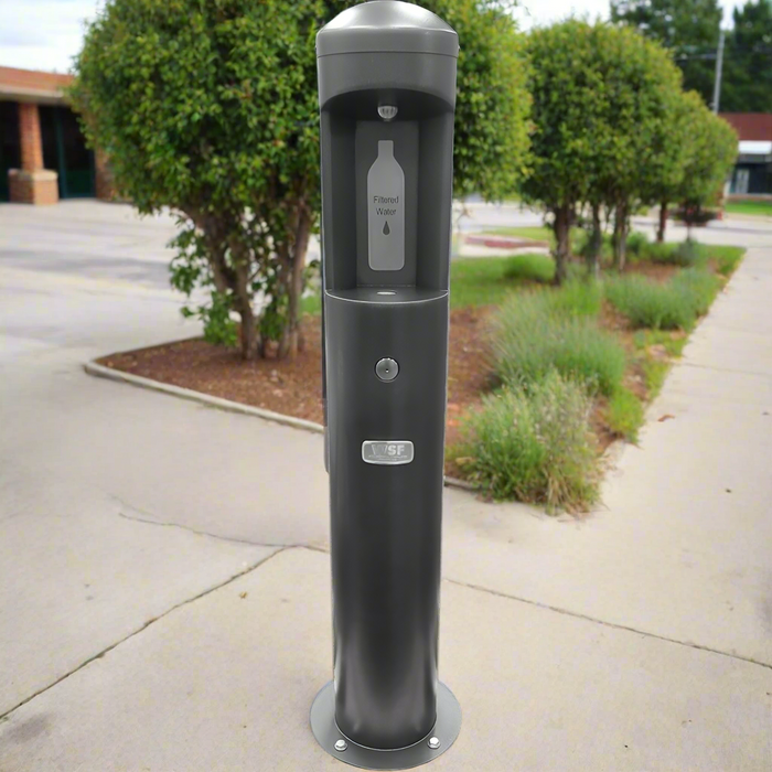 Willoughby CWBF-1-RPB Outdoor Stainless Steel Water Bottle Filler – ADA Compliant – Vandal-Resistant – Made in USA