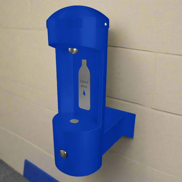 Willoughby CWBF-1WM Wall-Mounted Outdoor Water Bottle Filler – Stainless Steel Made in USA