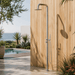 NW Showers Lamez Silver 316L Marine Grade Stainless Steel Pool Shower - The Fountain Direct