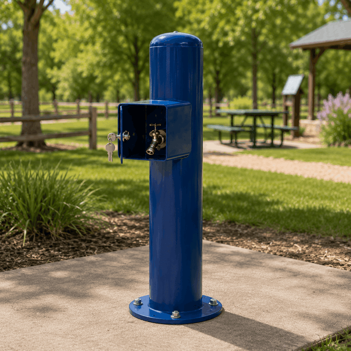 Stern-Williams 7000-32-VP Recessed Hose Bibb Pedestal with Locking Cover - The Fountain Direct