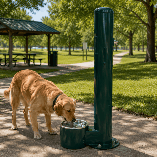 Stern-Williams 9000-92 Pet Drinking Fountain with Spray Head / Shower - The Fountain Direct