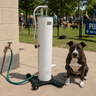 Cool Dog Mobile Pet Hydration Station with Wash Hose – Portable Garden Hose Dog Fountain