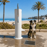 Cool Dog Stainless Steel Pet Drinking Fountain with Wash-Down Hose Bib – Surface Mount