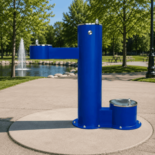 Willoughby WODF-3-HC-PET Three-Station Stainless Steel Exterior Drinking Fountain – Pet-Friendly - The Fountain Direct