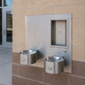 Willoughby CWBFD-3WM Wall-Mounted Outdoor Bottle Filler with Drinking Fountains For Parks - The Fountain Direct