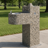 Stern-Williams ADF-3700 Dual Aggregate Concrete Drinking Fountain – Vandal-Resistant - The Fountain Direct