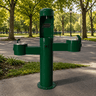 Stern-Williams 7925 Dual Pedestal Drinking Fountain & Bottle Filler – Barrier-Free, Pet Option - The Fountain Direct