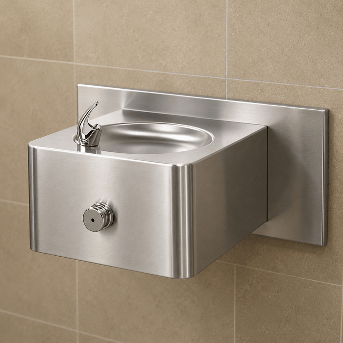 Stern-Williams SF-5100 Stainless Steel Wall Mounted Water Public Drinking Fountain – Frost Proof Options - The Fountain Direct