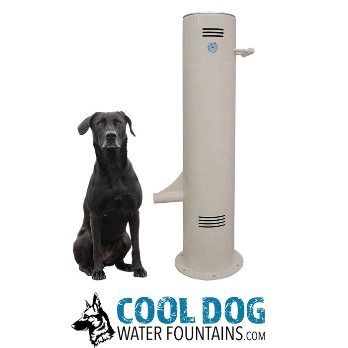Cool Dog push button fountain custom color option