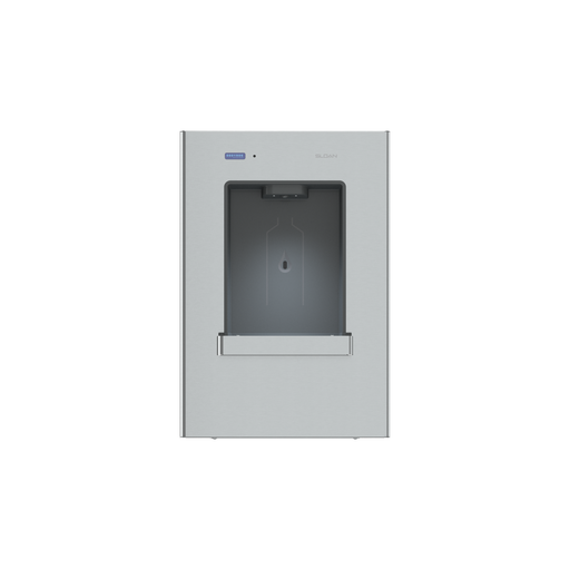 Sloan DRS100 bottle filler stainless steel front view
