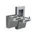 Sloan DRS120 DropSpot bi-level bottle filler and cooler, left mount, stainless steel