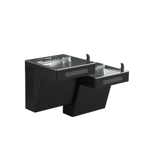 Sloan DRS125 DropSpot bi-level water cooler in black powder coat