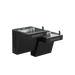 Sloan DRS125 DropSpot bi-level water cooler in black powder coat