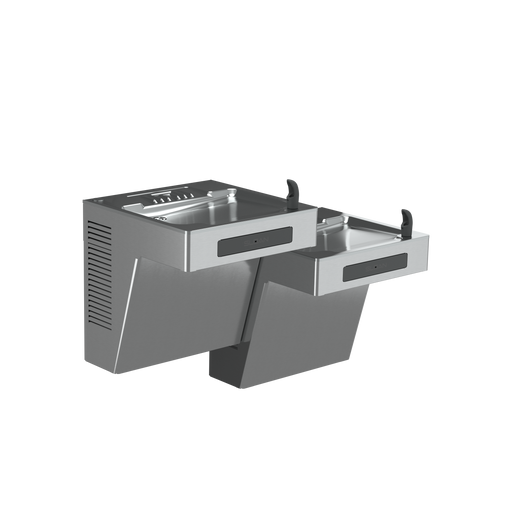 Sloan DRS125 DropSpot bi-level water cooler in stainless steel