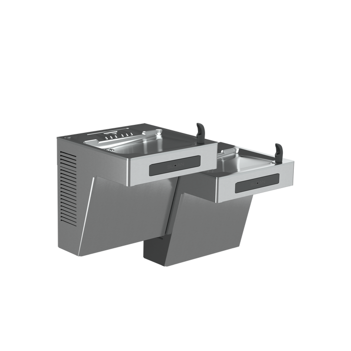 Sloan DRS125 DropSpot bi-level water cooler in stainless steel