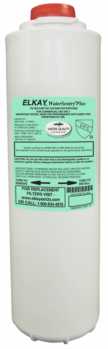 Elkay ECF3000 – WaterSentry Plus Replacement Filter, For use with Built-in Water Dispenser (Liv 'commercial' units) - The Fountain Direct
