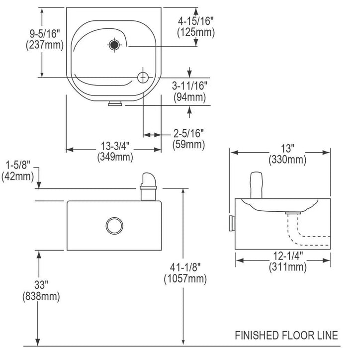 Elkay EDFP210FPK Freeze-Resistant Outdoor Wall-Mounted Drinking Fountain - The Fountain Direct