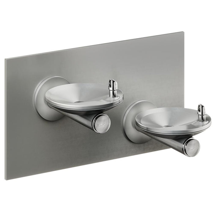 Elkay EDFPBMV117C Stainless Steel Bi-Level Vandal-Resistant Drinking Fountain – Non-Filtered – Non-Refrigerated – Indoor/Outdoor