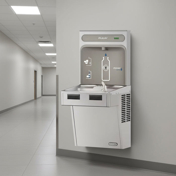 Elkay VRCGRN8WSK Bottle Filling Station & Single Vandal-Resistant ADA Cooler – High Efficiency - The Fountain Direct 