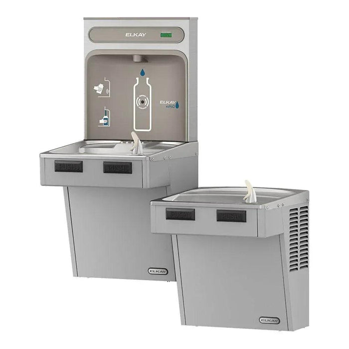 Elkay EMABFTL8WSLK ezH2O® Bottle Filling Station with Bi-Level ADA Cooler, Non-Filtered, Refrigerated - The Fountain Direct