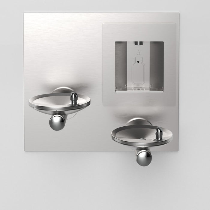 Elkay EZLSSN-EDFPBMV117K ezH2O® Bottle Filling Station with Bi-Level Integral SwirlFlo® Fountain, Non-Filtered, Non-Refrigerated, Stainless Steel