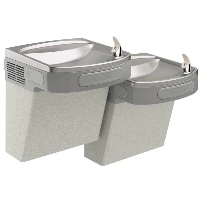 Elkay EZSTL8LC Bi-Level Indoor Wall-Mounted Drinking Fountain – Non-Filtered, 8 GPH, ADA Compliant - The Fountain Direct