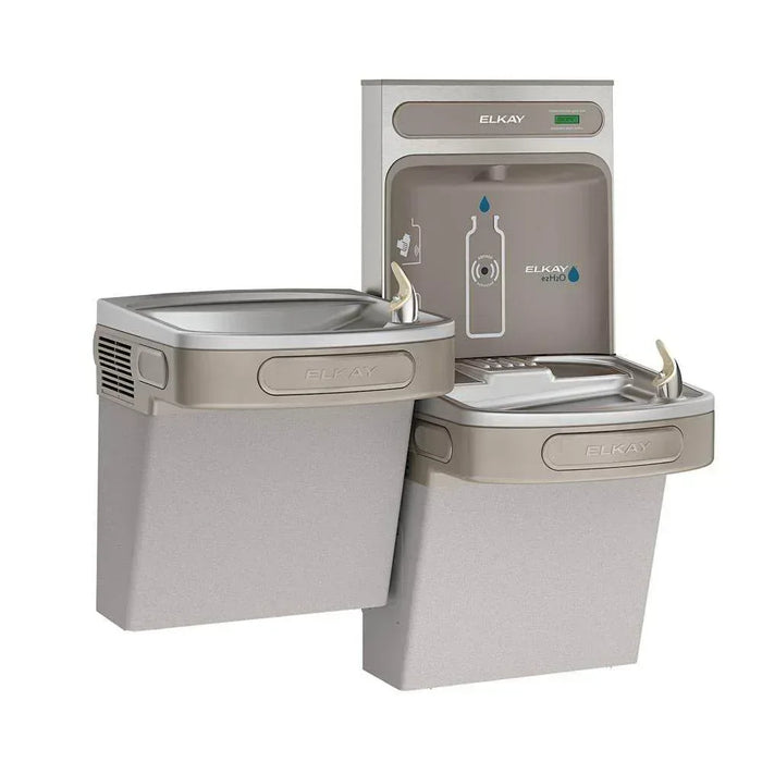 Elkay EZSTL8WSLK eZH2O Bottle Filling Station with Bi-Level ADA Cooler – Refrigerated - The Fountain Direct