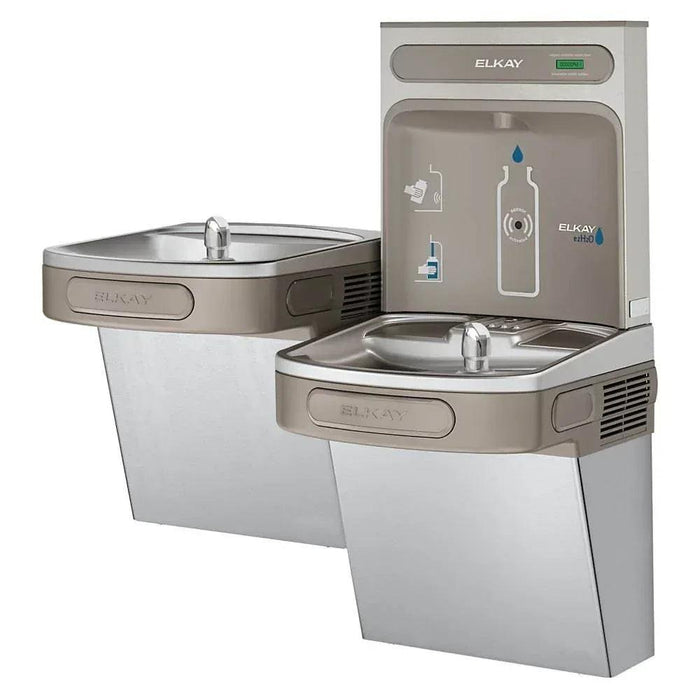 Elkay EZSTLDDWSVRSK ezH2O® Bottle Filling Station with Versatile Bi-Level ADA Cooler - The Fountain Direct