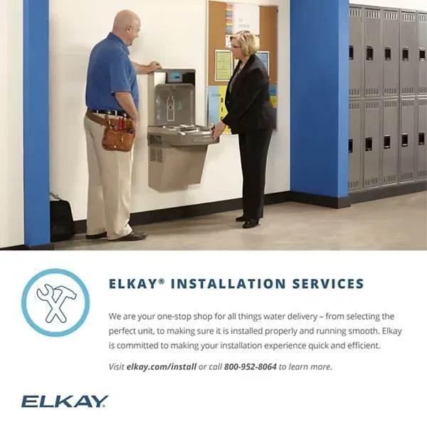 Elkay VRCGRN8WSK Bottle Filling Station & Single Vandal-Resistant ADA Cooler – High Efficiency - The Fountain Direct