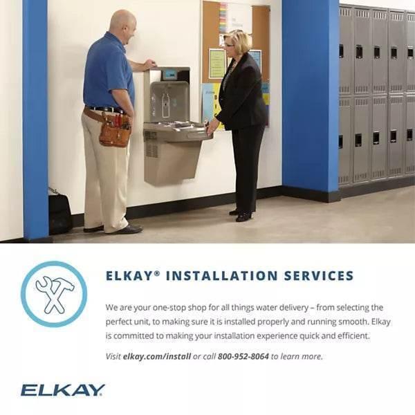 Elkay EZSTL8WSLK eZH2O Bottle Filling Station with Bi-Level ADA Cooler – Refrigerated - The Fountain Direct
