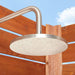 Fontana Steel Outdoor Pool Shower - The Fountain Direct 