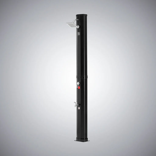 Fontana Saint-Nicolas Black Floor Standing Outdoor Showers - The Fountain Direct 