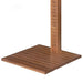 Fontana Nimes Rainfall Floor Stand Wood Outdoor Shower Panel - The Fountain Direct 