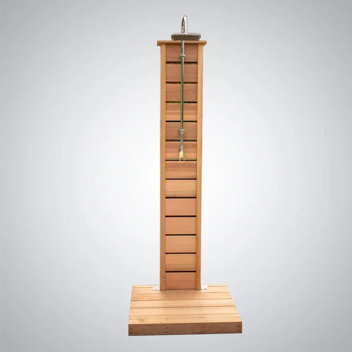 Fontana Cahors Wooden Printed Rainfall Outdoor Shower - The Fountain Direct 