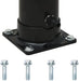 Fontana Jerez Matte Black Adjustable Temperature Outdoor Solar Heated Shower - The Fountain Direct 